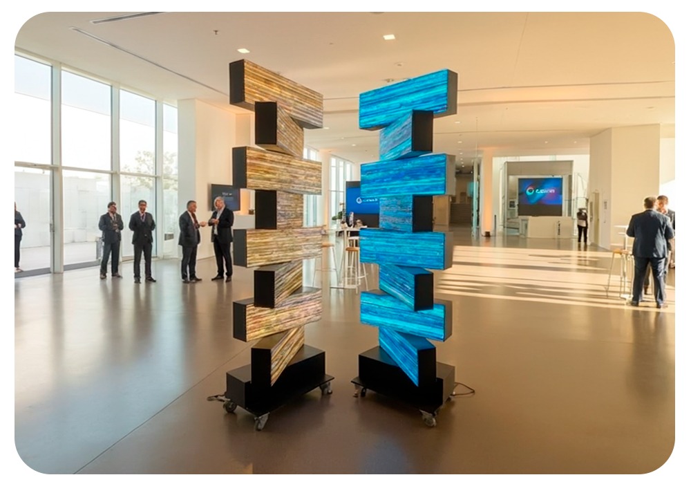 PAINEL DE LED GIRATORIO ROBERTO BESSA 2