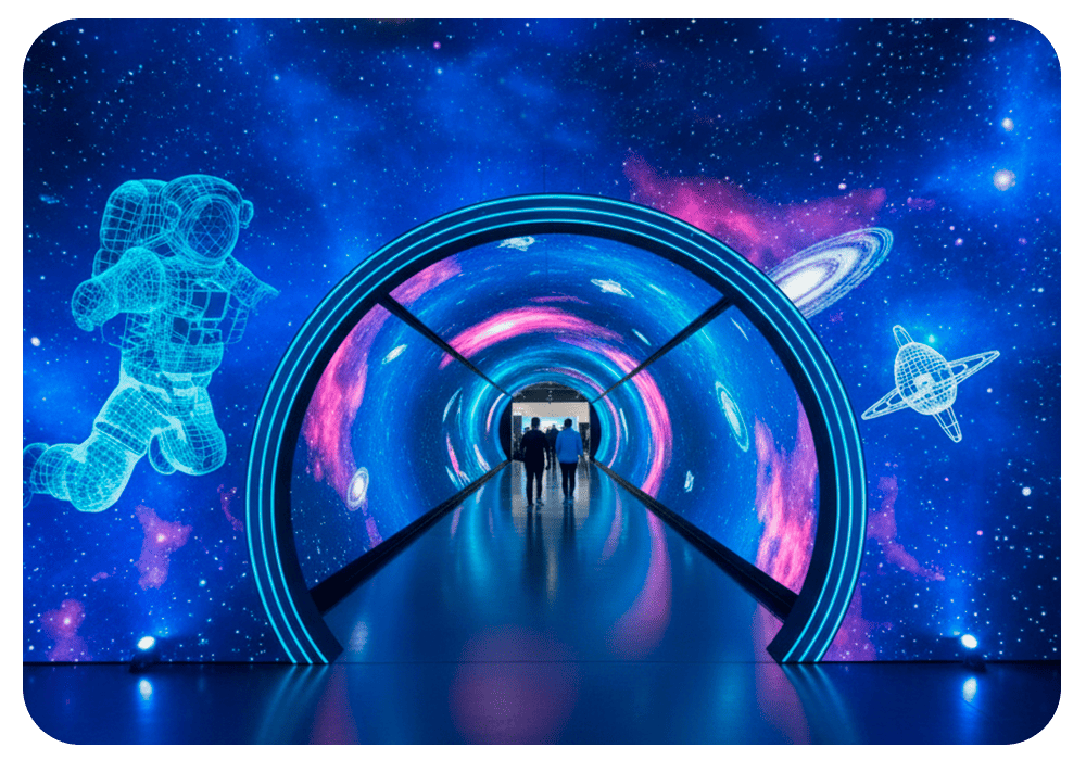 TUNEL DE LED ROBERTO BESSA 1