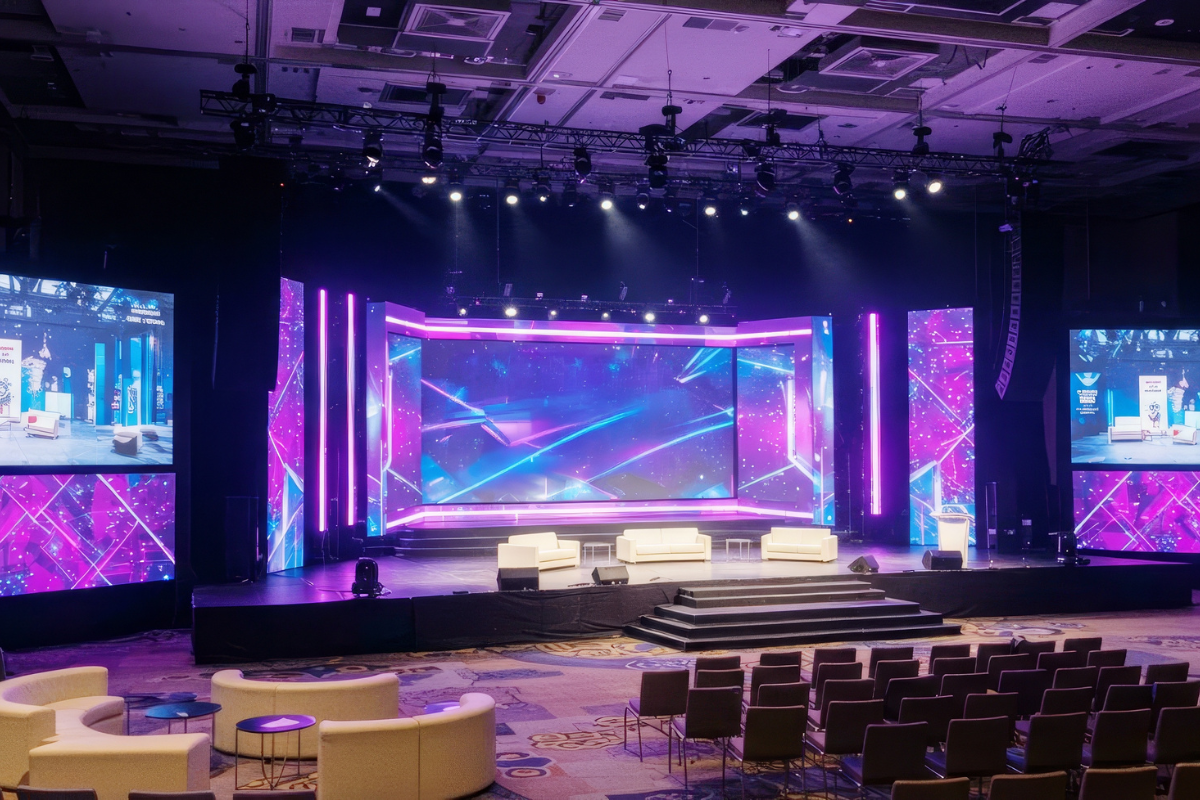 telão de projeção